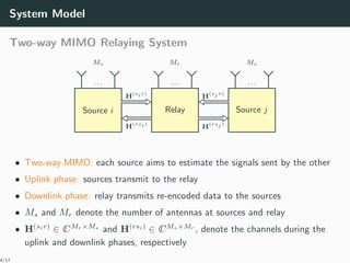 Two-Way MIMO Decode-and-Forward Relaying Systems with Tensor Space-Time ...