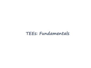 TEEs: Fundamentals
 