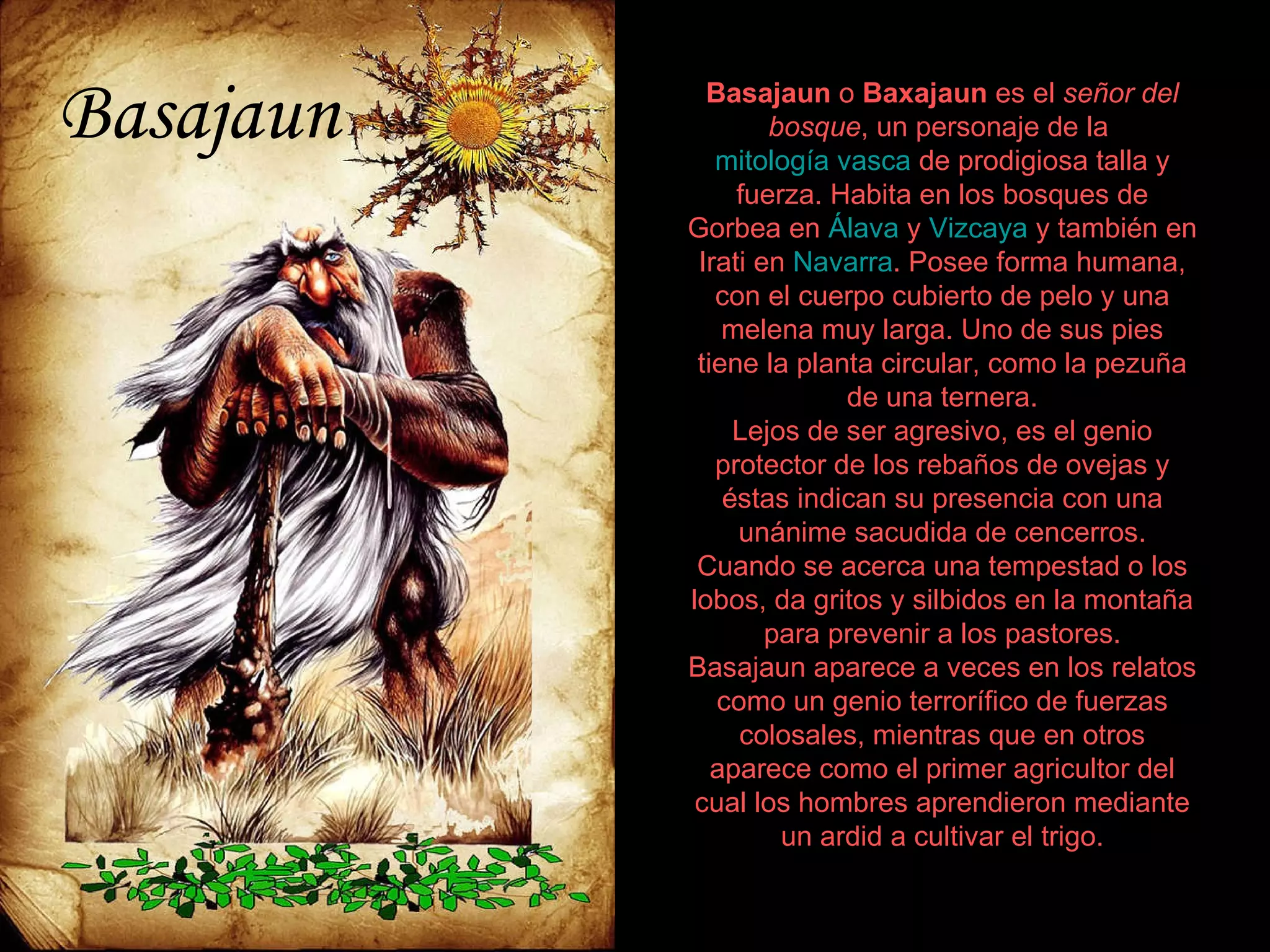Euskal mitologia | PPT