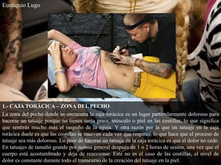 Eustiquio Lugo - Lugares del cuerpo más dolorosos para hacerte un tatuaje, Parte I  