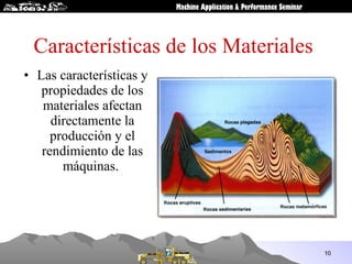 Características de los Materiales   <ul><li>Las características y propiedades de los materiales afectan directamente la pr...