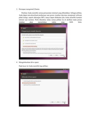 Cara instalasi-linux-ubuntu | PDF
