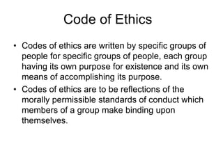EUT 440 Ethics Component | PPTX