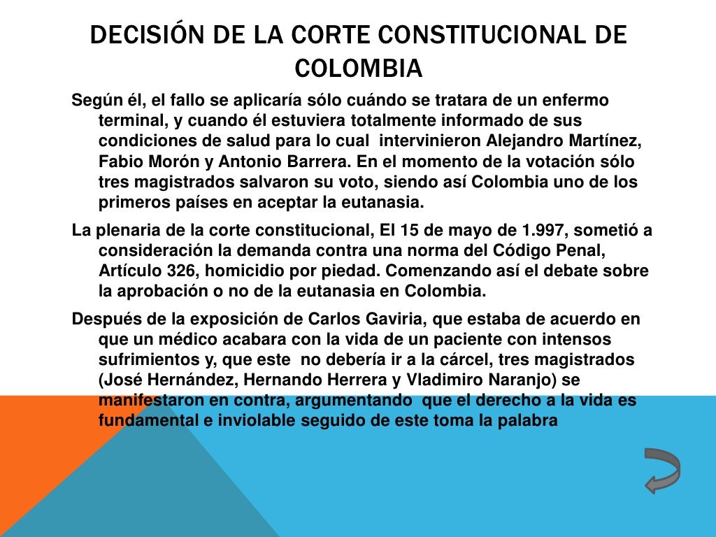 Eutanasia en colombia[1]