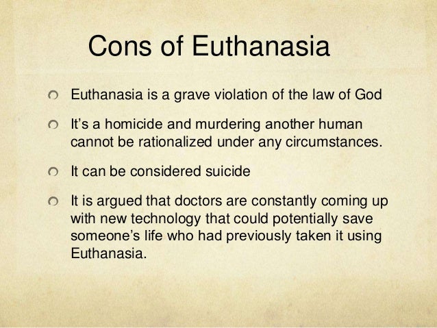 Professional essays on euthanasia