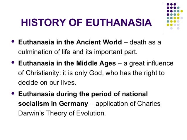 Pro and con of euthanasia