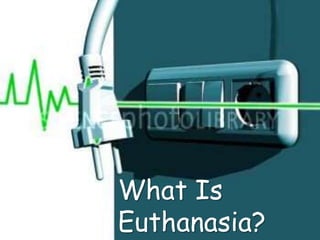 What Is
Euthanasia?
 