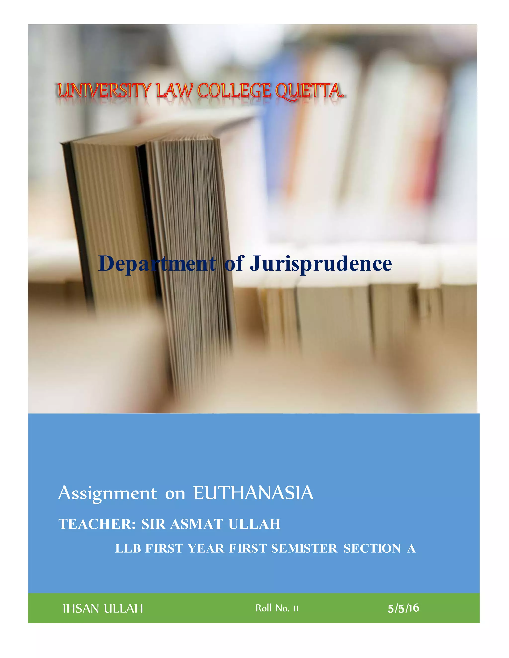 Euthanasia presentation | PDF