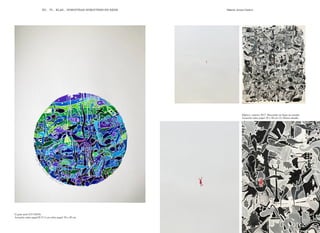 EU... TI... ELAS... NOSOUTRAS NOSOUTRXS EN REDE Sabela Arias Castro
O gran azul (23/3/2019)
Acuarela sobre papel Ø 21,5 cm sobre papel 30 x 40 cm
Díptico, xaneiro 2017. Buscando un lugar no mundo
Acuarela sobre papel 30 x 40 cm (2) Abaixo detalle.
 