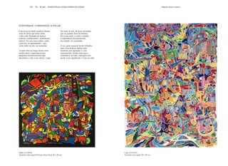 Conversas éo título xenérico dunha
serie de obras que falan sobre
o día a día. Partindo de figuras
centrais, xurden temas, lembranzas,
imaxes. Iso son estes cadros, unha
conversa, un pensamento... que
xiran sobre un día, un momento.
A miña obra ao longo destes anos
ronda sobre a importancia dos
pequenos acontecementos que
describen a vida, sons, olores, e que
Lugo (2/3/2019)
Acuarela sobre papel 30 x 40 cm
Taller (2/3/2019)
Acuarela sobre papel Fabriano black black 20 x 20 cm
din máis de nós, da nosa sociedade
que os grandes fitos da historia.
Iso é esta serie, o cotiá, o miúdo,
a importancia da interacción,
da soidade, da sociedade...
A cor, parte esencial destes traballos,
non evoca ledicia, define cada
elemento por separado e a súa
interrelación. Sendo certo que o
conxunto é un todo, cada peza non
perde o seu significado. Como na vida.
CONVERSAS, COMEZANDO A FALAR
EU... TI... ELAS... NOSOUTRAS NOSOUTRXS EN REDE Sabela Arias Castro
 