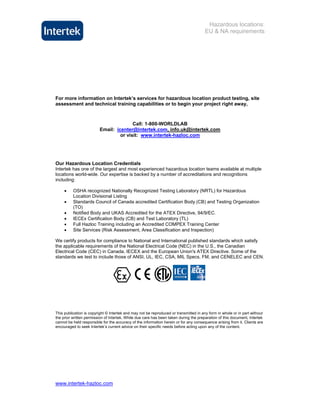Intertek Risk Assessment Form E uv usexplosiveareas | PDF