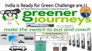 India is Ready for Green Challenge are U
 
