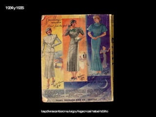 1934 y 1935   las polleras cambiaron su largo y llegaron casi hasta el tobillo   