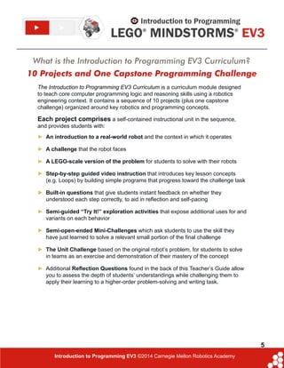 Ev3 teachers guide web | PDF