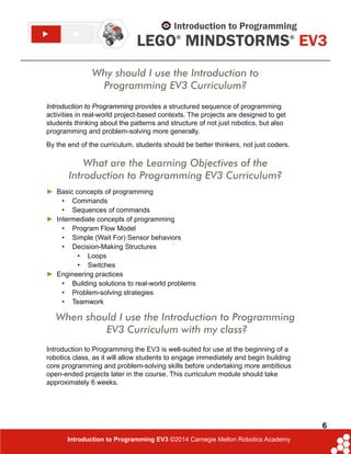 Ev3 teachers guide web | PDF