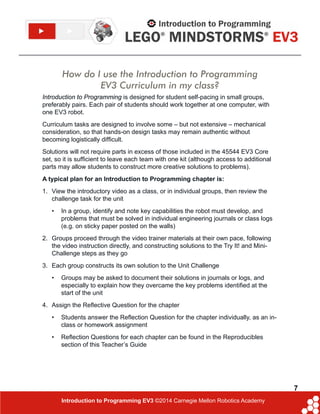 Ev3 teachers guide web | PDF