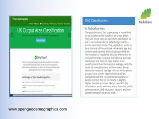 www.opengeodemographics.com 
 