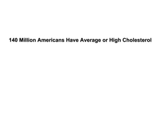 140 Million Americans Have Average or High Cholesterol140 Million Americans Have Average or High Cholesterol
 