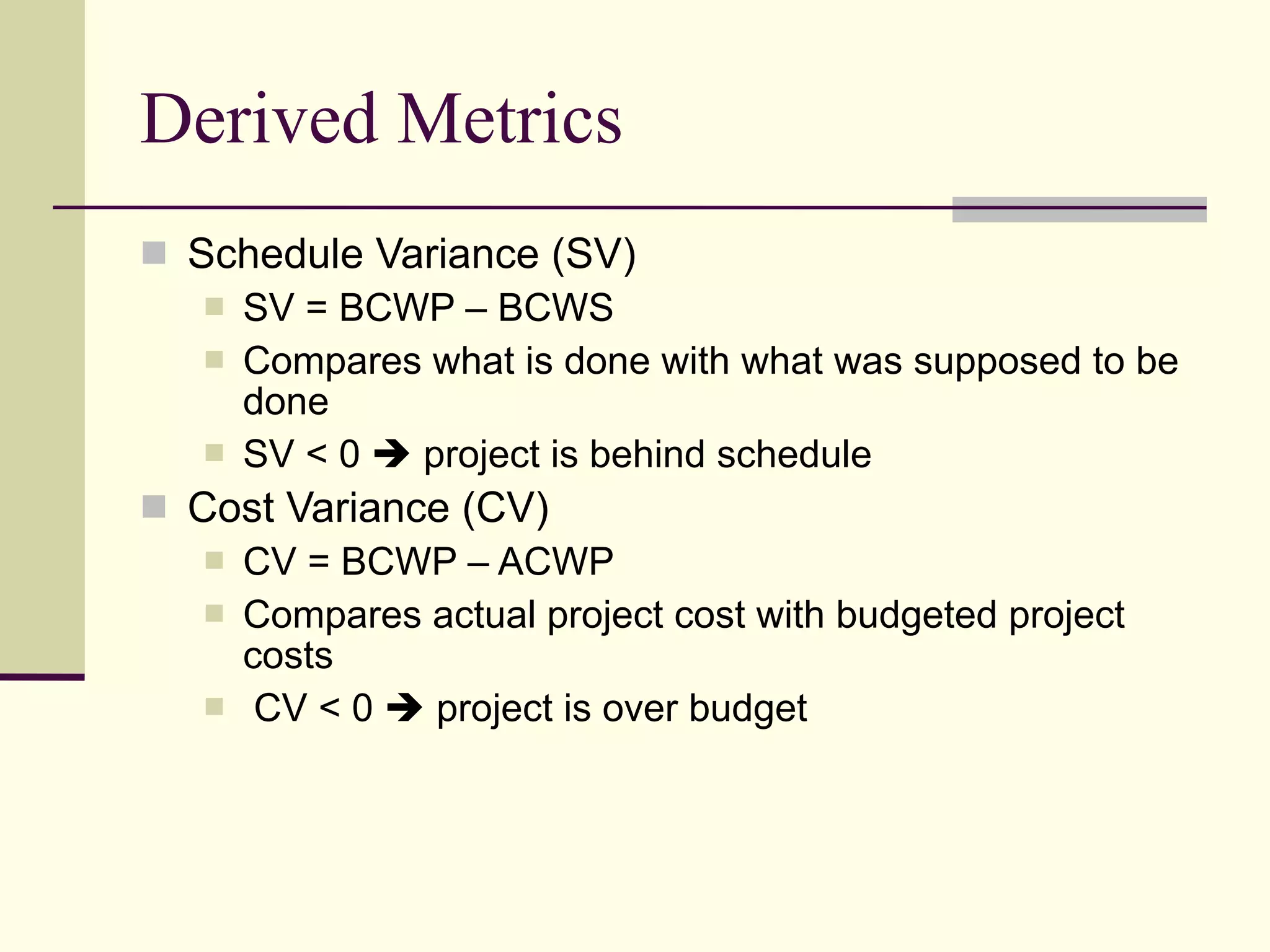 Project Monitoring and Control