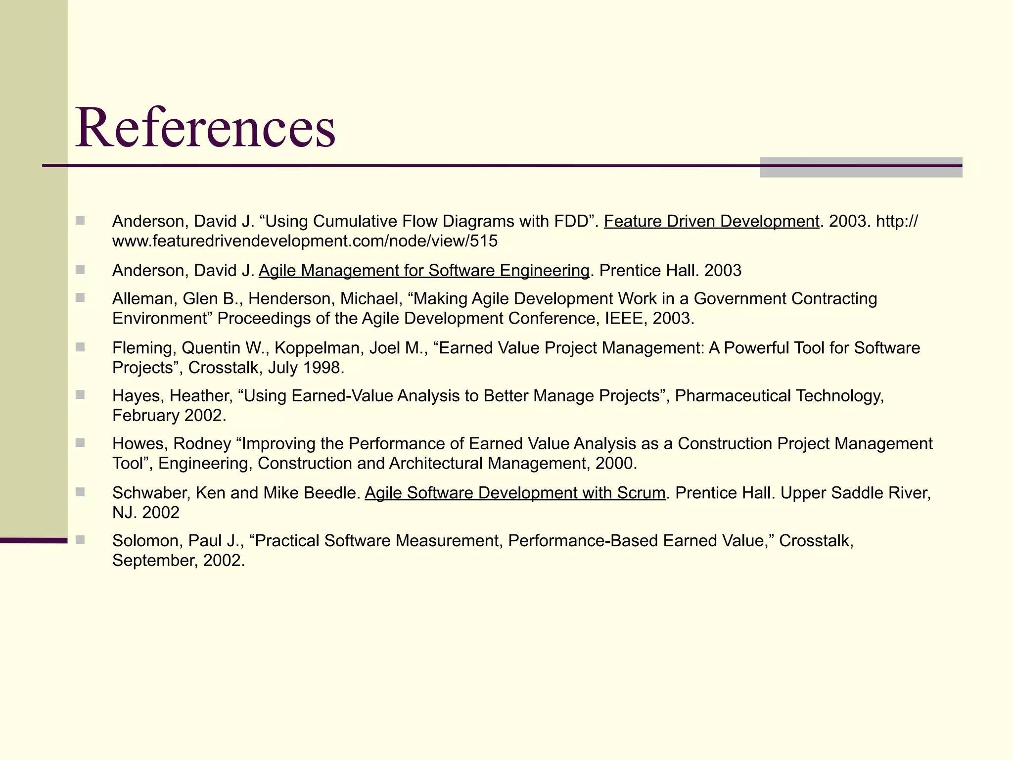 Project Monitoring and Control