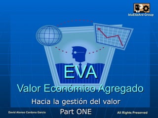 EVA Valor Económico Agregado Hacia la gestión del valor Part ONE bluElIzArd  Group David Alonso Cardona García All  Rights  Preserved 