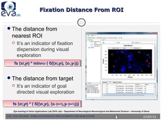 EVA – EYE TRACKING - STIMULUS INTEGRATED SEMI AUTOMATIC CASE BASE ...