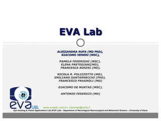 EVA – EYE TRACKING - STIMULUS INTEGRATED SEMI AUTOMATIC CASE BASE ...