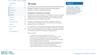 Geologi för ett hållbart samhälle
 