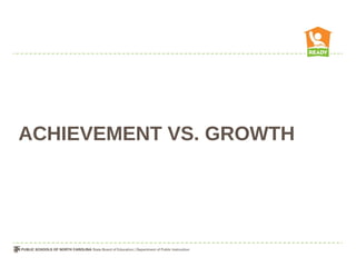 ACHIEVEMENT VS. GROWTH
 