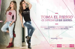 14
//REF. 39209
// 3903
BLUSA
JEAN// 7751JEAN 49.990$ 34.990$
24.990$ //REF. 39208BLUSA 24.990$
 