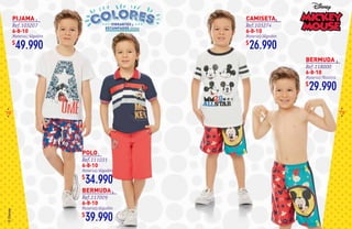 7978
6·8·10 6·8·10
6·8·10
6·8·10
6·8·10
49.990 26.990
34.990
29.990
39.990
Ref.103207 Ref.103274
Ref.111031
Ref.118000
Ref.117009
Material/Algodón Material/Algodón
Material/Algodón
Material/Naútica
Material/Algodón
PIJAMA
POLO
BERMUDA
CAMISETA
BERMUDA
 