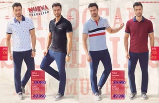 104 105
S·M·L
39.990
Hombre
Material/Algodón
S·M·L
39.990
Hombre
Material/Algodón
POLOPOLO
32·34·36
49.990
Ref.6836
Material/Índigo
JEAN
32·34·36
49.990
Ref.6836
Material/Índigo
JEAN
REF.
738059
REF.
738057
REF.
738058
REF.
738060
 