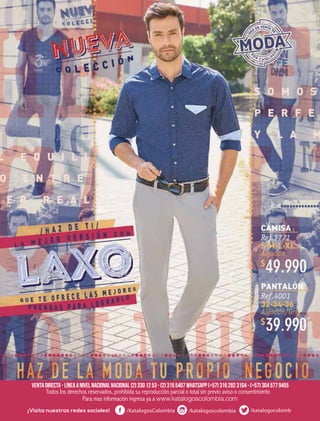 VENTADIRECTA-LíneaANIVELNACIONALNACIONAL(2)3301253-(2)3155407Whatsapp(+57)3162823104-(+57)3045779455
Todos los derechos reservados, prohibida su reproducción parcial o total sin previo aviso o consentimiento
Para mas información ingresa ya a www.katalogoscolombia.com
/KatalogosColombia /katalogocolomb¡Visita nuestras redes sociales! /katalogoscolombia
 