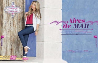 1918
MARÍTIMO
Jean / Ref.3902Blusa / Ref.38731
Blazer / Ref.38754
$29.990$22.990
$36.990
 