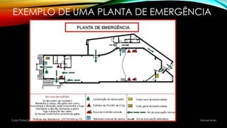 EXEMPLO DE UMA PLANTA DE EMERGÊNCIA
Curso Proteção Civil Samuel Alves
 