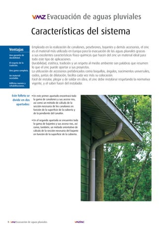 Sistema de canalón para la evacuación de aguas pluviales de edificios -  Arquitectura y Construcción