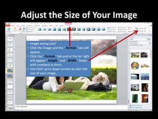 Adjust the Size of Your Image
 