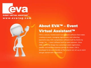 EVA - Event Virtual Assistant | PPTX