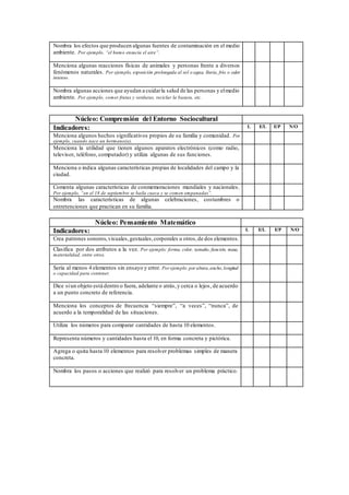 Evaluación Diagnostica NT1
