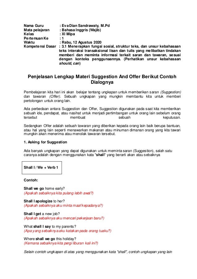 Rabu Eva Dia Xi Mipa B Inggris