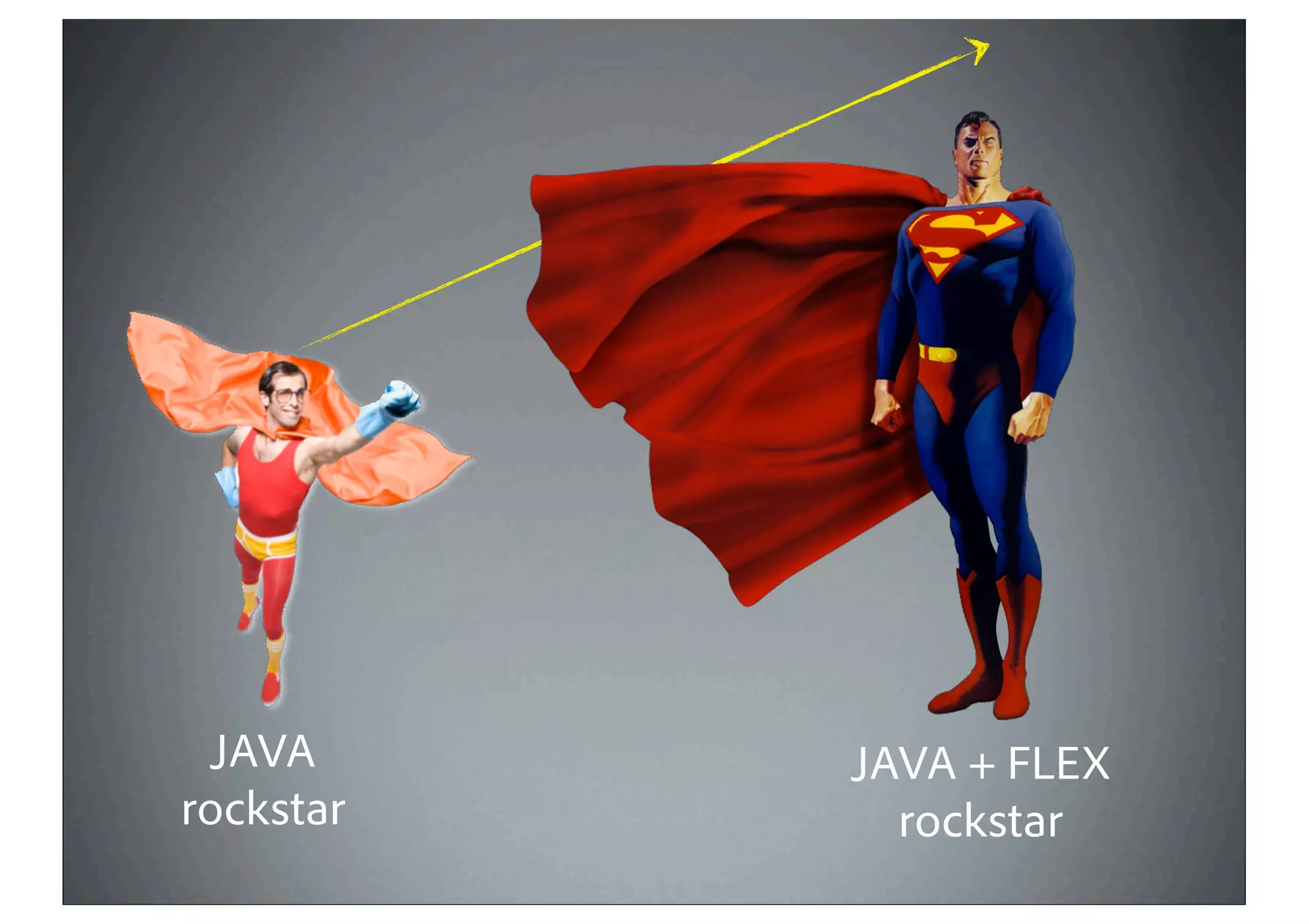 JAVA      JAVA + FLEX
rockstar     rockstar
 