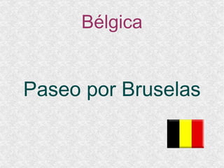 Bélgica Paseo por Bruselas 