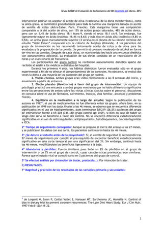 Grupo GRADE de Evaluación de Medicamentos del SES (evalmed.es); Marzo, 2013



intervención podrían no aceptar el aceite d...