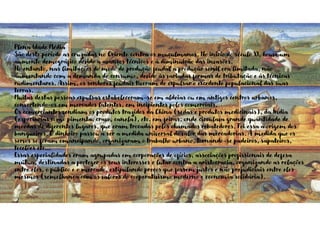 Plena Idade Média
São deste período as cruzadas no Oriente contra os muçulmanos. No início do século XI, houve um
aumento demográfico devido a avanços técnicos e à diminuição das invasões.
No entanto, nas limitações do modo de produção feudal a produção servil era limitada, não
aumentando com a demanda de consumo, devido às variadas formas de tributação e às técnicas
rudimentares. Assim, os senhores feudais tiveram de expulsar o excedente populacional das suas
terras.
Muitas destas pessoas expulsas estabeleceram-se em aldeias ou em antigos centros urbanos,
convertendo-os em mercados latentes, em incipientes polos comerciais.
Os comerciantes vendiam os produtos trazidos da China (sedas e produtos medicinais), da Índia
(especiarias como pimenta, cravo, canela), etc. em feiras, onde circulava grande quantidade de
moedas de diferentes lugares, que eram trocadas pelos chamados rebatedores. Foi essa a origem dos
banqueiros. O dinheiro passou a ser a medida universal do valor das mercadorias. À medida que os
servos se foram emancipando, organizaram o trabalho urbano, tornando-se padeiros, sapateiros,
tecelões etc...
Essas especialidades eram agrupadas em corporações de ofícios, associações profissionais de defesa
mútua, destinadas a proteger os seus interesses e lutar contra a aristocracia, organizando as relações
entre eles, o público e o mercado, estipulando preços que fossem justos e não prejudiciais entre eles
mesmos (semelhança com os valores do cooperativismo moderno e economia solidária).
 