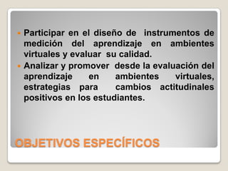 EvaluacióN En Ambientes Virtuales De Aprendizaje