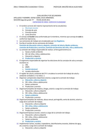 Evaluacin2desecundaria 110909212337-phpapp02