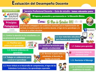 Evaluación del Desempeño Docente
 