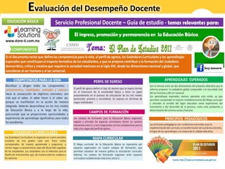 Evaluación del Desempeño Docente
 