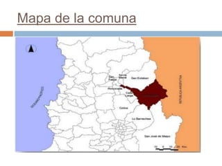Mapa de la comuna
 