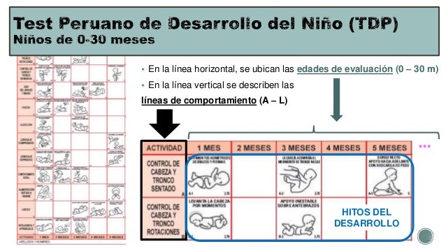 Evaluación del desarrollo psicomotor: Test Peruano del Desarrollo del…